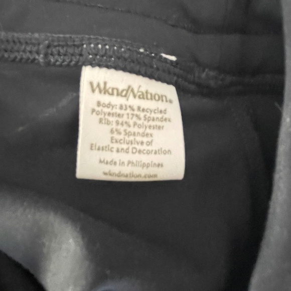 Women's WKND NATION tux blue track style pants Size L NWT - Picture 6 of 8